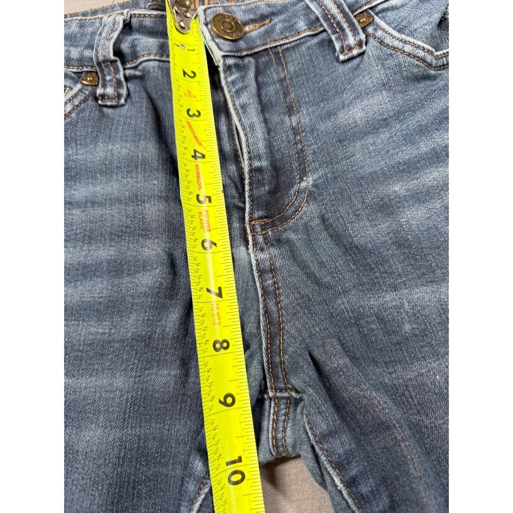 Kut From The Kloth Jeans Donna Skinny Ankle Step Fray Hem Denim Size 4 Boho Arts - Picture 12 of 15